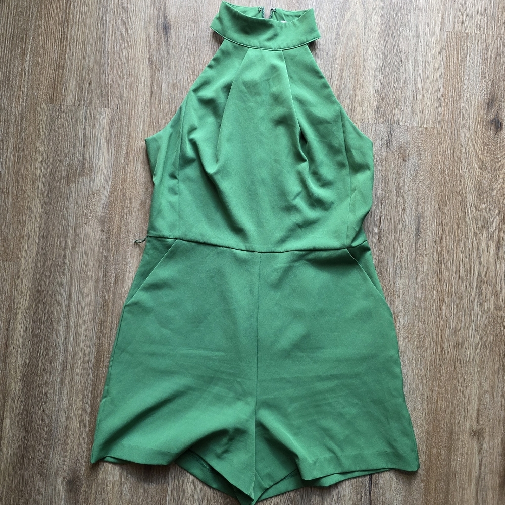 Green Strapless Bodysuit